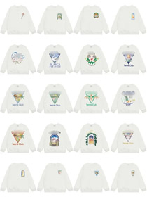 BLANCA PAR AVION New Fashion Cotton Sweatshirt-4484